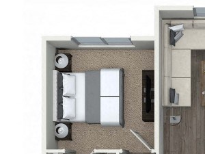 B2C Floor Plan B2C Floor Plan at Bell South Bay, Inglewood, California